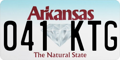 AR license plate 041KTG