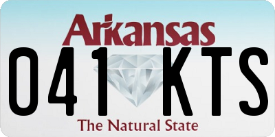 AR license plate 041KTS