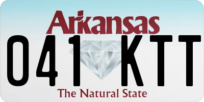 AR license plate 041KTT