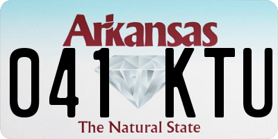 AR license plate 041KTU