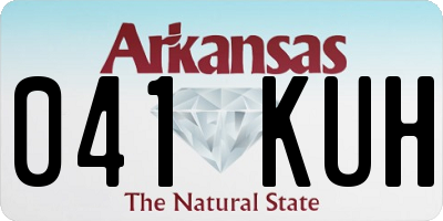 AR license plate 041KUH