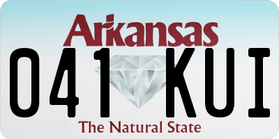 AR license plate 041KUI