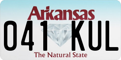 AR license plate 041KUL
