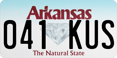 AR license plate 041KUS