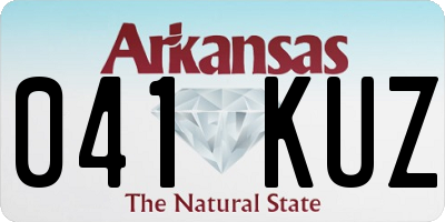 AR license plate 041KUZ