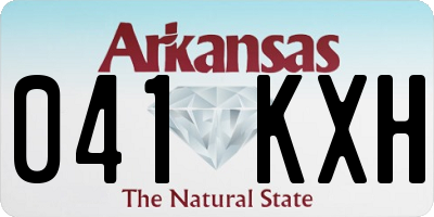 AR license plate 041KXH
