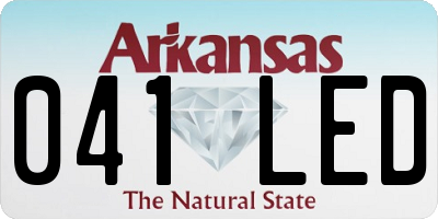 AR license plate 041LED