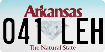AR license plate 041LEH