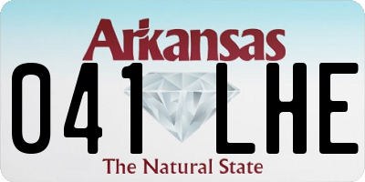 AR license plate 041LHE