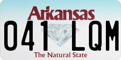 AR license plate 041LQM