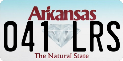 AR license plate 041LRS