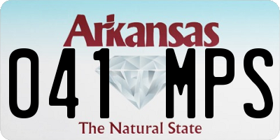 AR license plate 041MPS