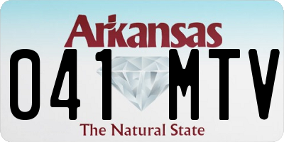 AR license plate 041MTV