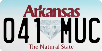 AR license plate 041MUC