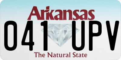 AR license plate 041UPV