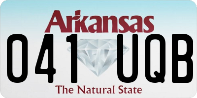AR license plate 041UQB