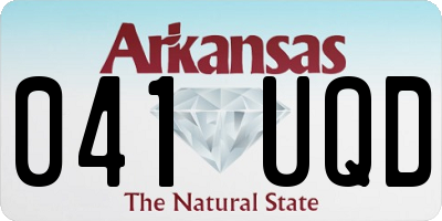 AR license plate 041UQD