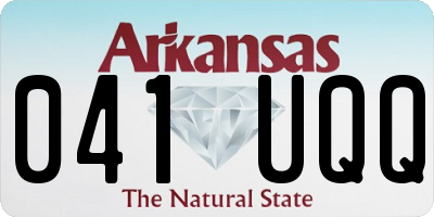 AR license plate 041UQQ