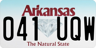 AR license plate 041UQW
