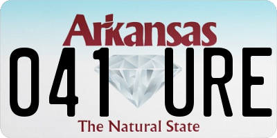 AR license plate 041URE