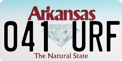 AR license plate 041URF