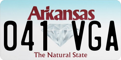 AR license plate 041VGA