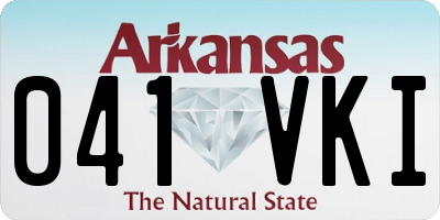 AR license plate 041VKI