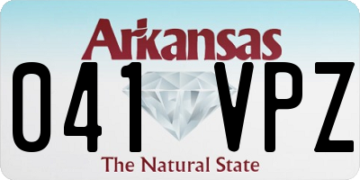 AR license plate 041VPZ