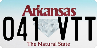 AR license plate 041VTT