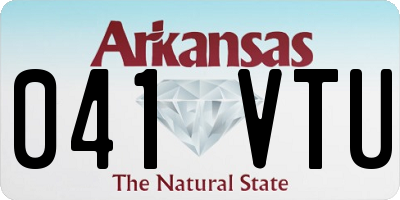 AR license plate 041VTU