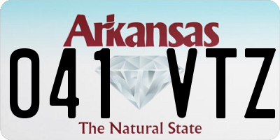 AR license plate 041VTZ