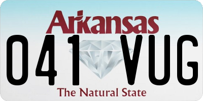 AR license plate 041VUG