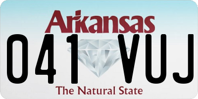AR license plate 041VUJ