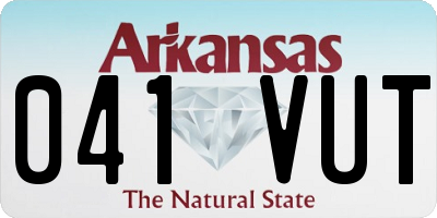 AR license plate 041VUT