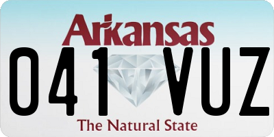 AR license plate 041VUZ