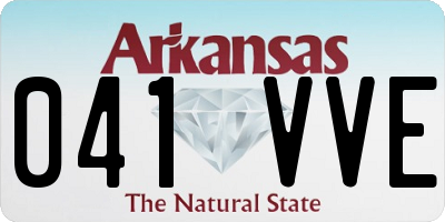 AR license plate 041VVE