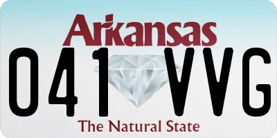 AR license plate 041VVG