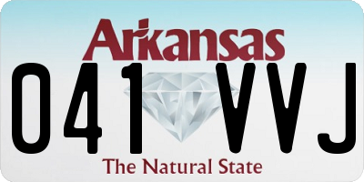 AR license plate 041VVJ