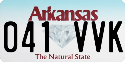 AR license plate 041VVK