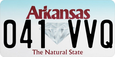 AR license plate 041VVQ