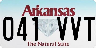 AR license plate 041VVT
