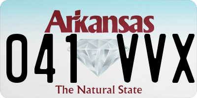 AR license plate 041VVX