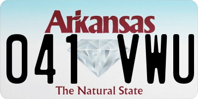 AR license plate 041VWU