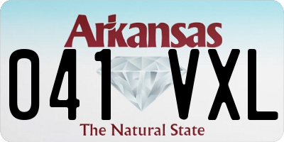 AR license plate 041VXL