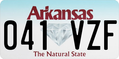 AR license plate 041VZF