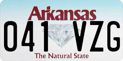 AR license plate 041VZG