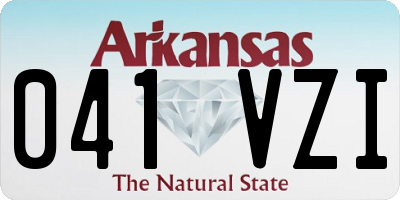 AR license plate 041VZI