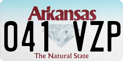 AR license plate 041VZP