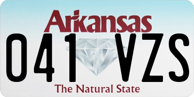 AR license plate 041VZS