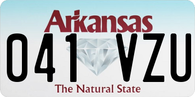 AR license plate 041VZU
